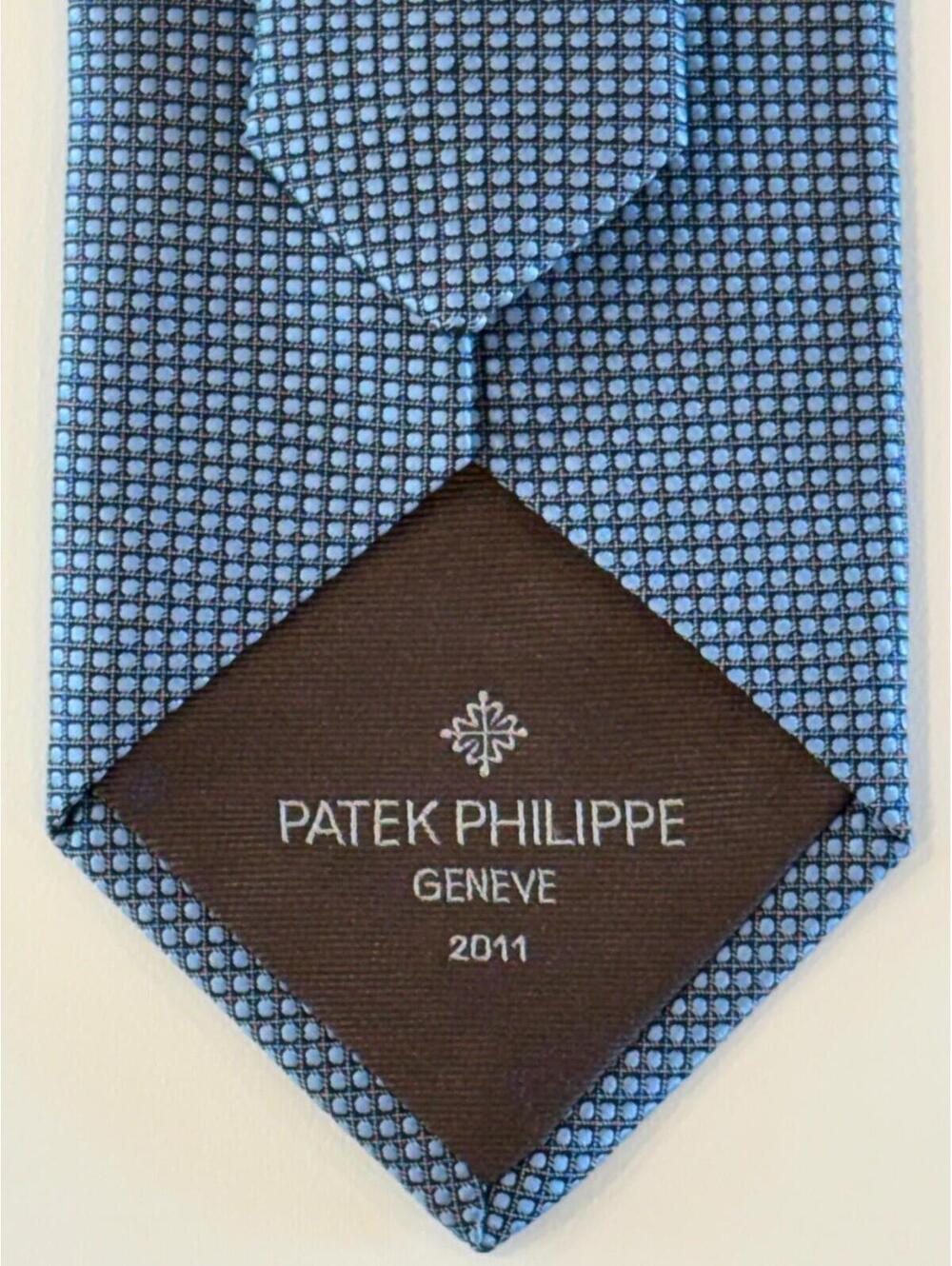 Authentic Patek Philippe Geneve 2011 VIP Exhibition Silk Tie